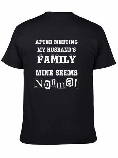 Funny My Husbands Family Graphic Tee
