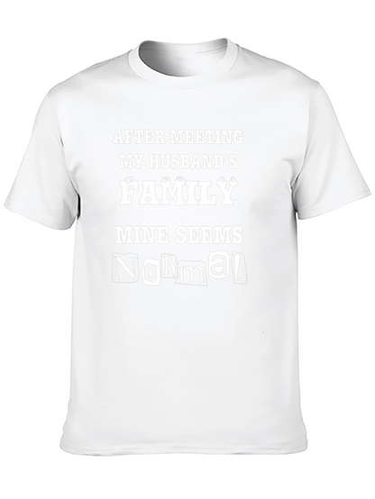 Funny My Husbands Family Graphic Tee