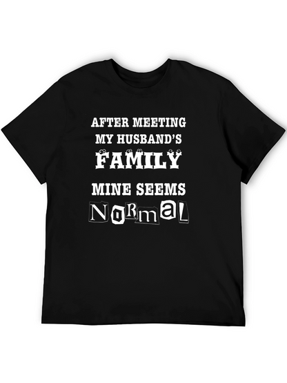 Funny My Husbands Family Graphic Tee