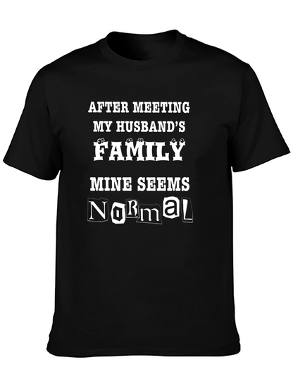 Funny My Husbands Family Graphic Tee