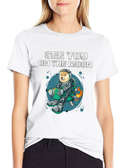 See You on the Moon Doge T-Shirt