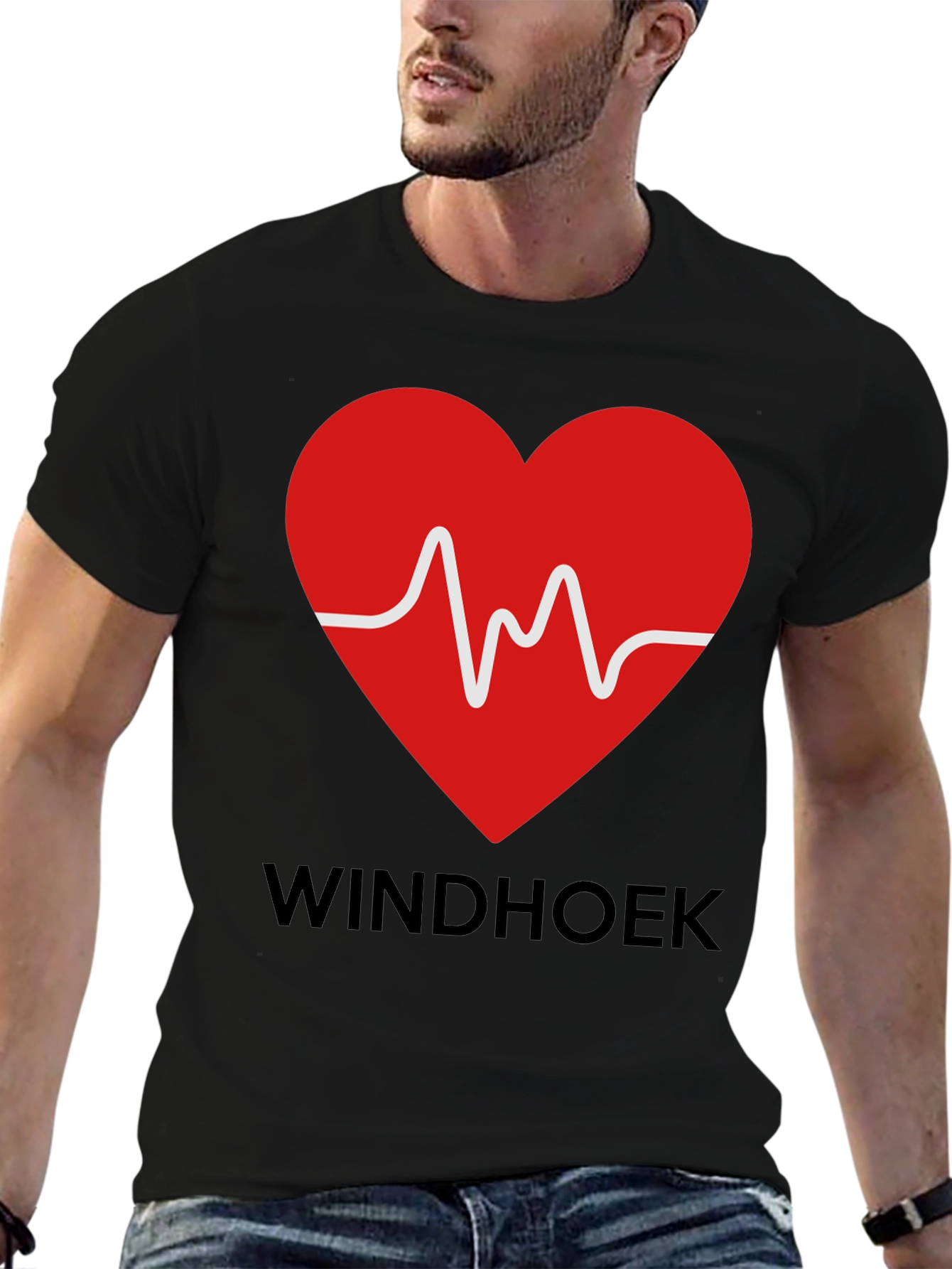 Windhoek Heartbeat Graphic Tee