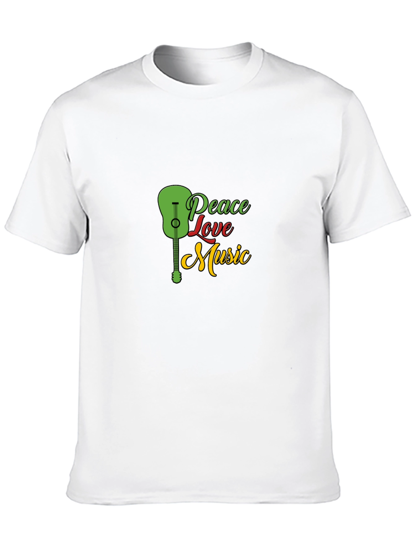 Peace Love Music Graphic T-Shirt