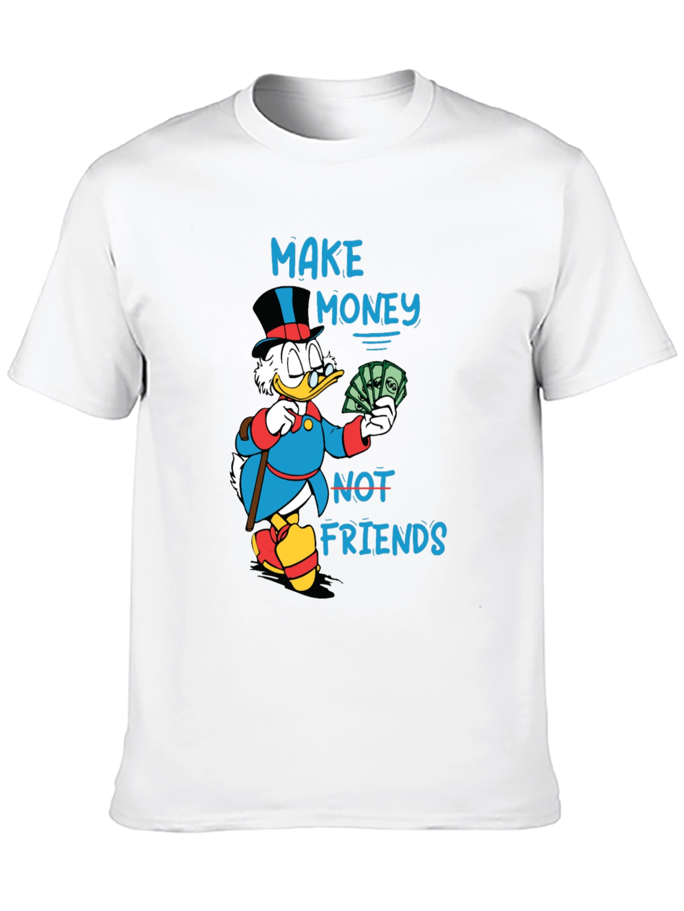Make Money Not Friends Graphic T-Shirt