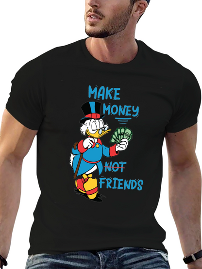 Make Money Not Friends Graphic T-Shirt