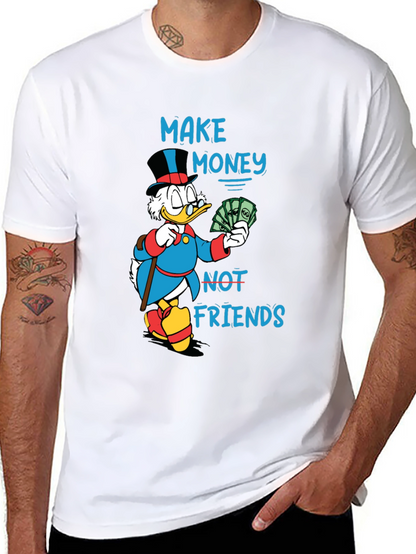 Make Money Not Friends Graphic T-Shirt