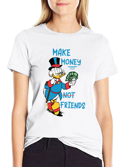 Make Money Not Friends Graphic T-Shirt
