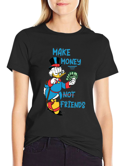 Make Money Not Friends Graphic T-Shirt