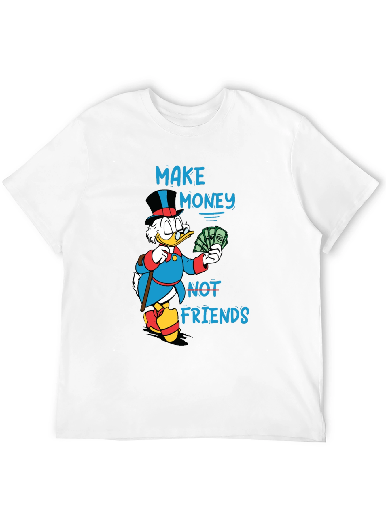 Make Money Not Friends Graphic T-Shirt