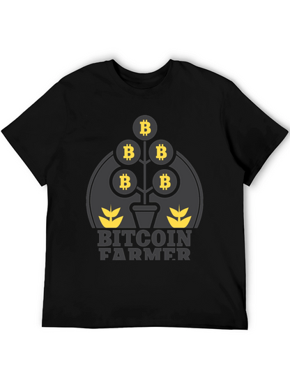 Bitcoin Farmer Graphic T-Shirt
