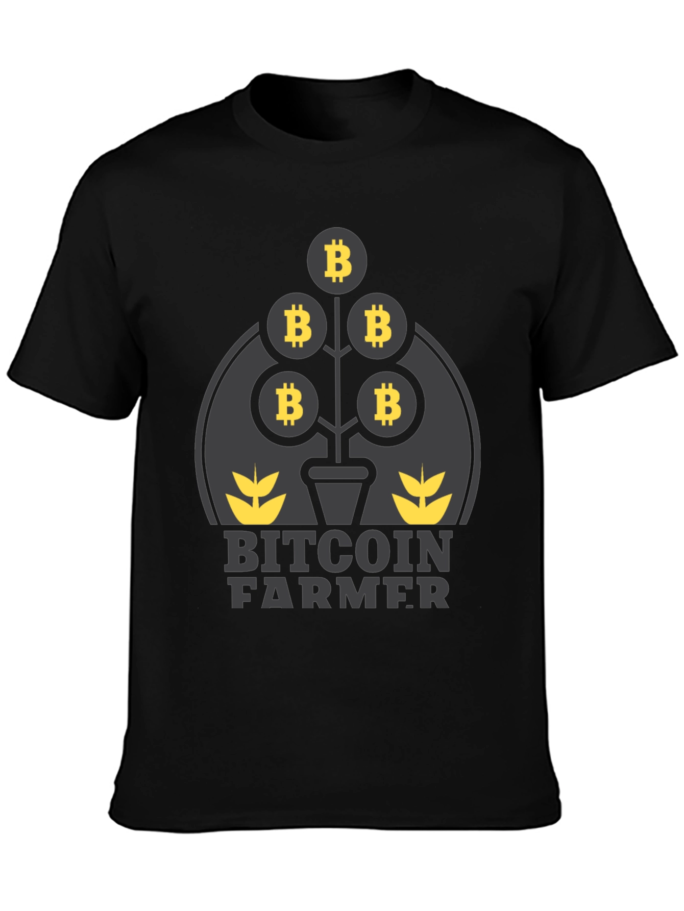 Bitcoin Farmer Graphic T-Shirt