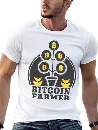 Bitcoin Farmer Graphic T-Shirt