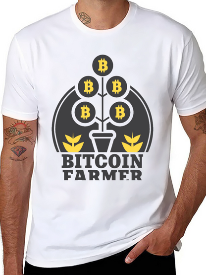 Bitcoin Farmer Graphic T-Shirt