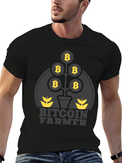 Bitcoin Farmer Graphic T-Shirt