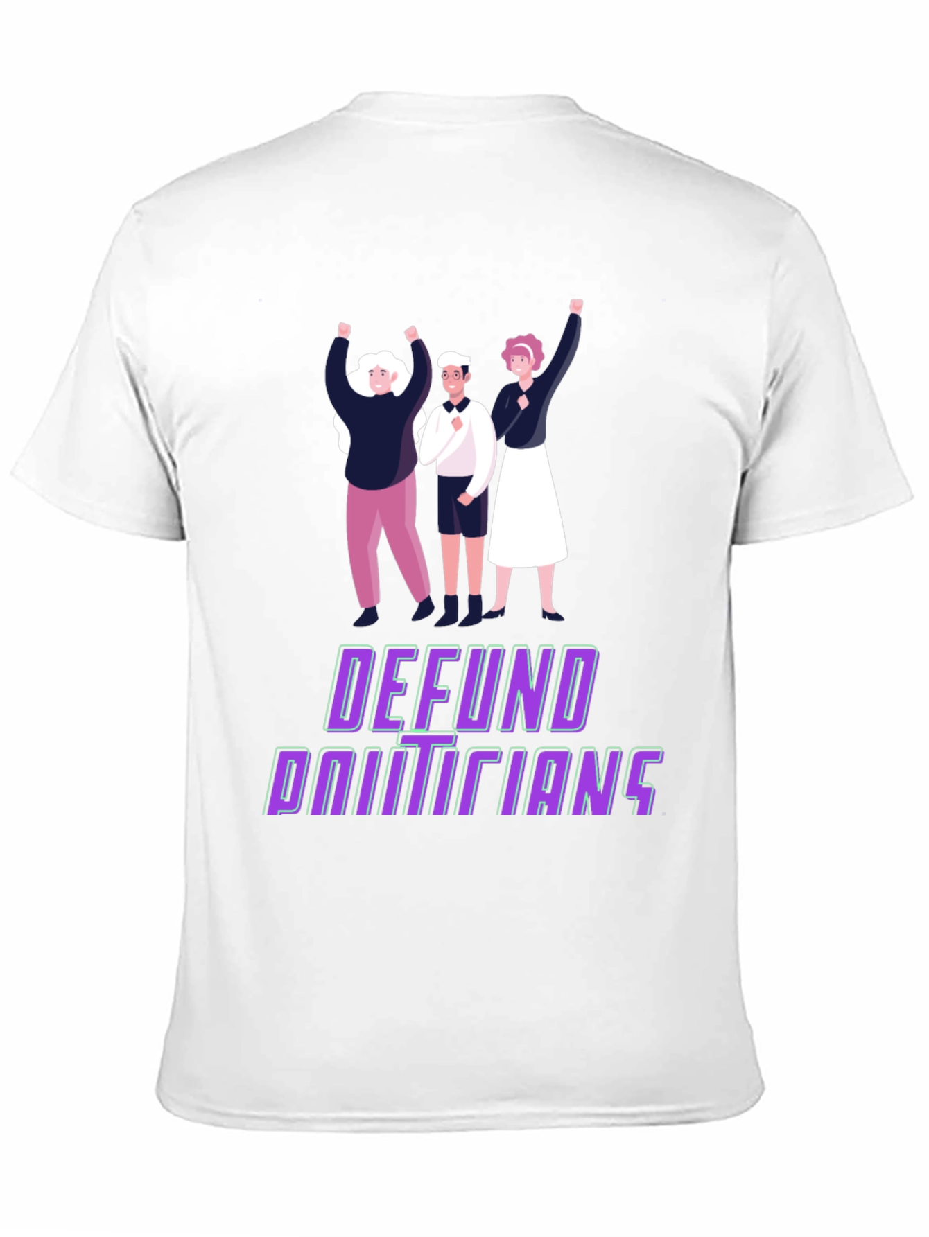 Defund Politicians Graphic Tee