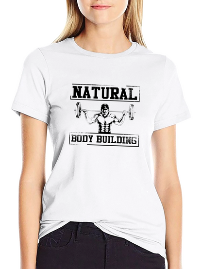 Natural Bodybuilding Black Graphic Tee