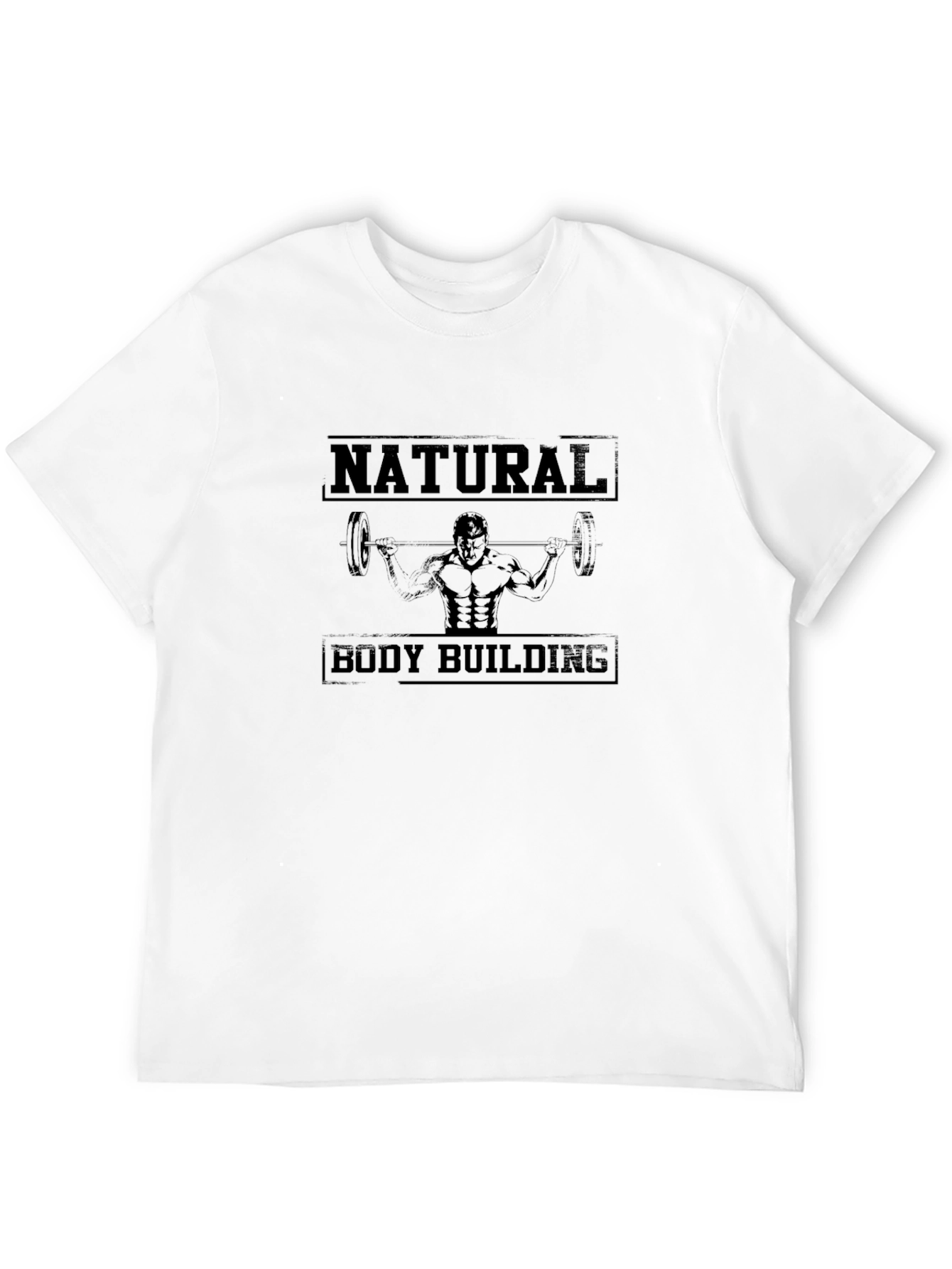 Natural Bodybuilding Black Graphic Tee