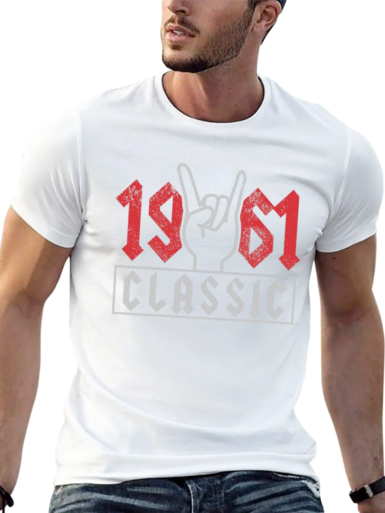 Classic 1961 Rock Hand T-Shirt