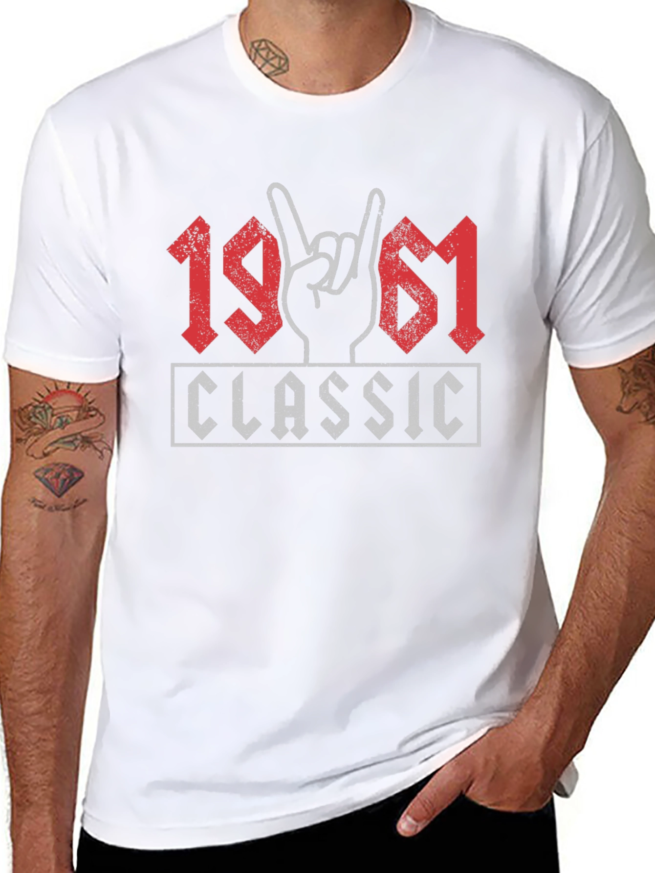 Classic 1961 Rock Hand T-Shirt