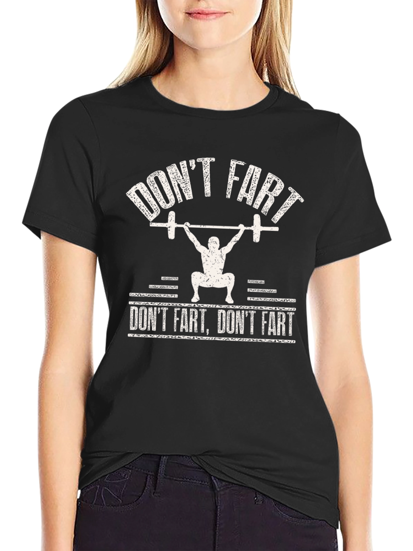 Dont Fart Gym T-Shirt - Funny Workout Tee