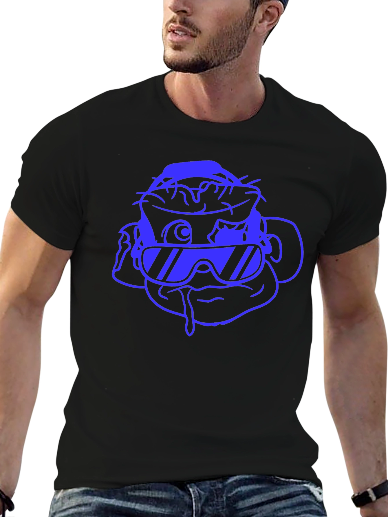 Cool Ape Graphic Tee - Modern Black T-Shirt
