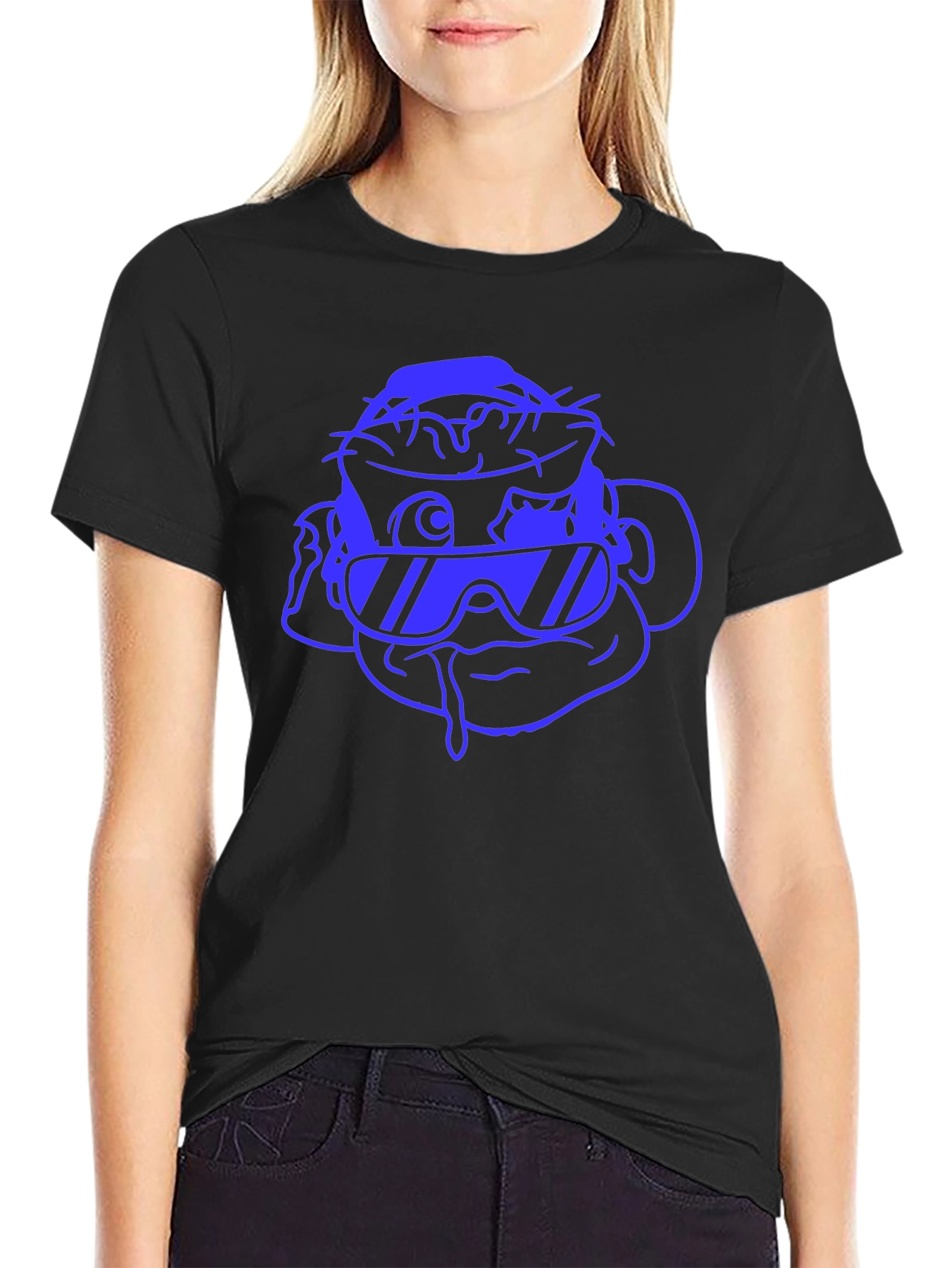 Cool Ape Graphic Tee - Modern Black T-Shirt