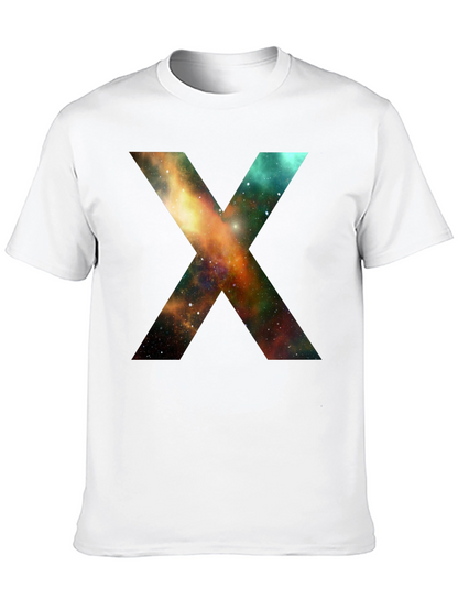 Galaxy X T-Shirt - Black Cotton Blend Tee