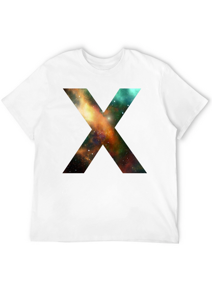 Galaxy X T-Shirt - Black Cotton Blend Tee