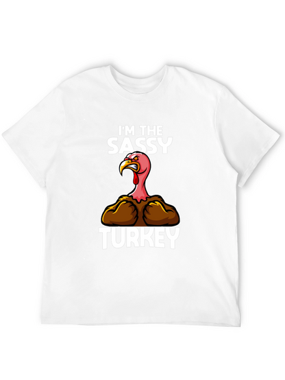 Sassy Turkey Graphic Tee - Thanksgiving Humor