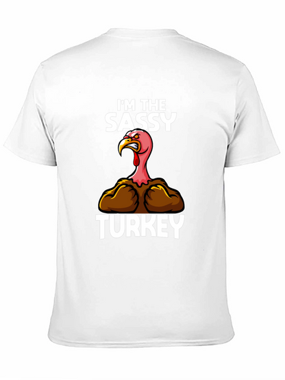Sassy Turkey Graphic Tee - Thanksgiving Humor