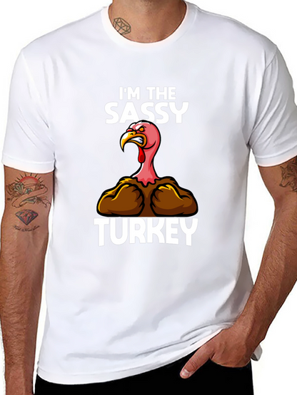 Sassy Turkey Graphic Tee - Thanksgiving Humor