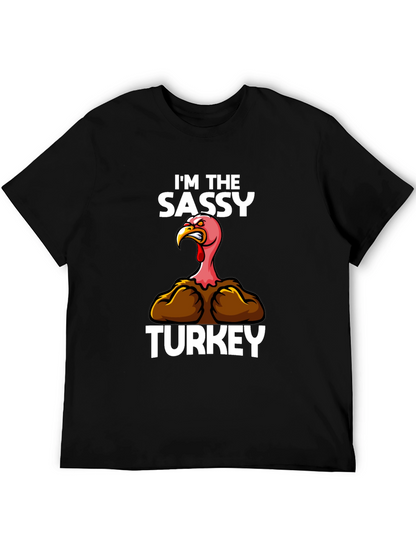 Sassy Turkey Graphic Tee - Thanksgiving Humor