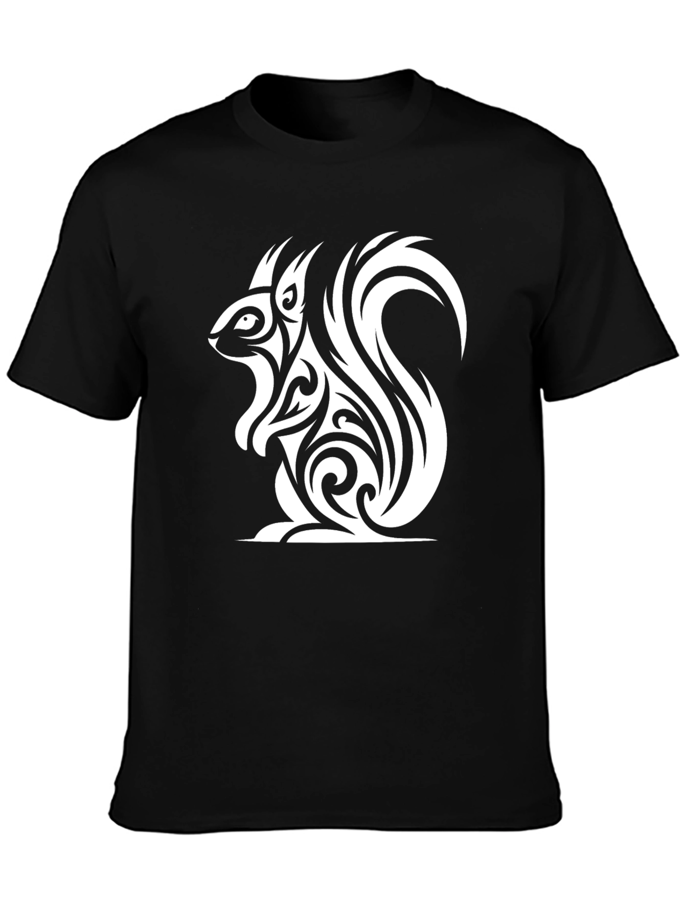 Tribal Squirrel Graphic T-Shirt - Unique Design
