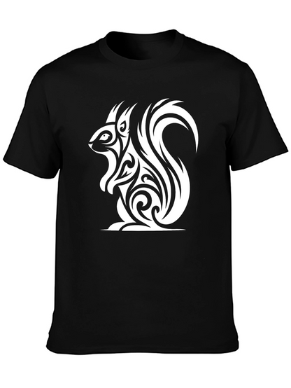 Tribal Squirrel Graphic T-Shirt - Unique Design