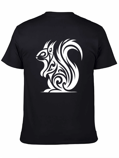 Tribal Squirrel Graphic T-Shirt - Unique Design