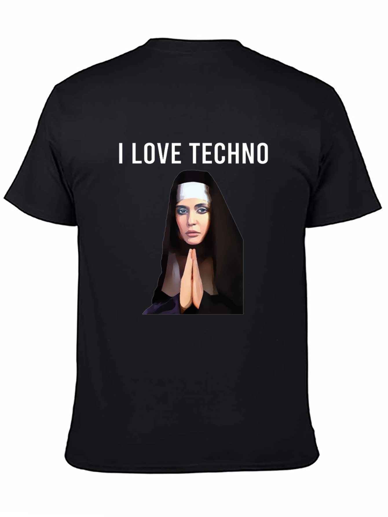 I Love Techno Graphic T-Shirt