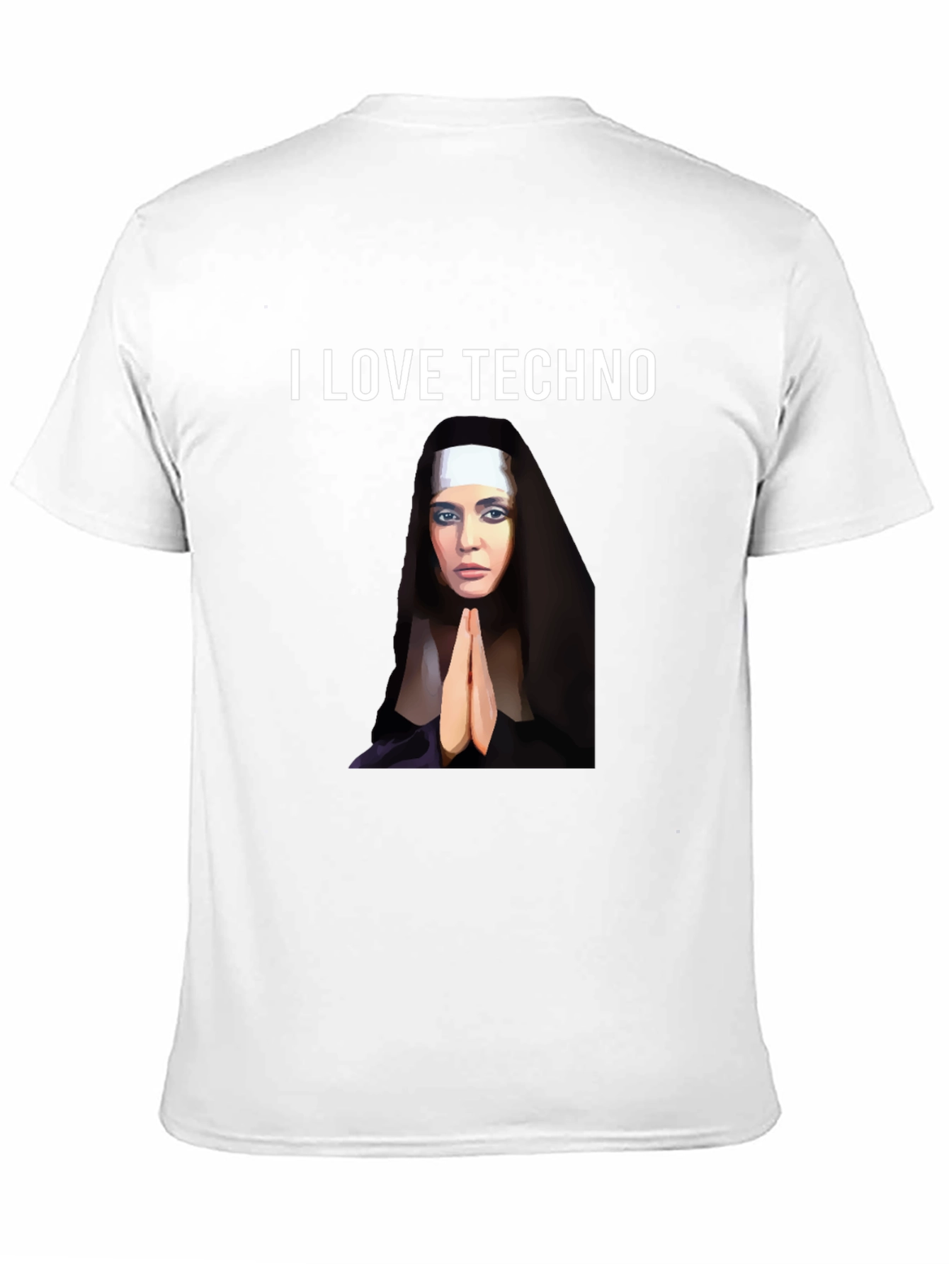 I Love Techno Graphic T-Shirt