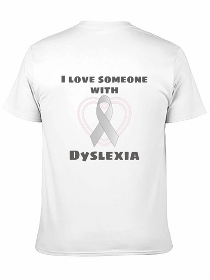 Dyslexia Awareness Ribbon Heart T-Shirt