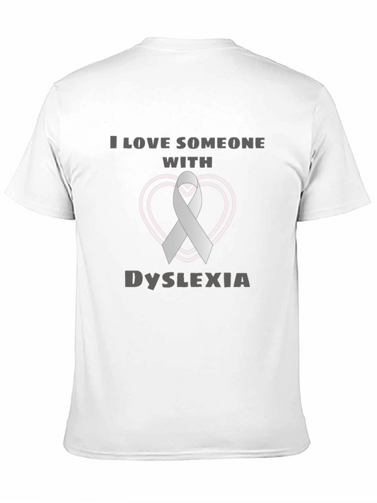 Dyslexia Awareness Ribbon Heart T-Shirt
