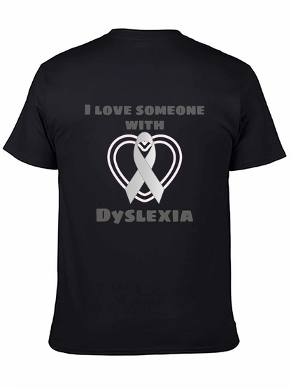 Dyslexia Awareness Ribbon Heart T-Shirt