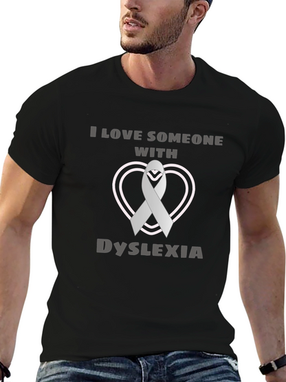 Dyslexia Awareness Ribbon Heart T-Shirt