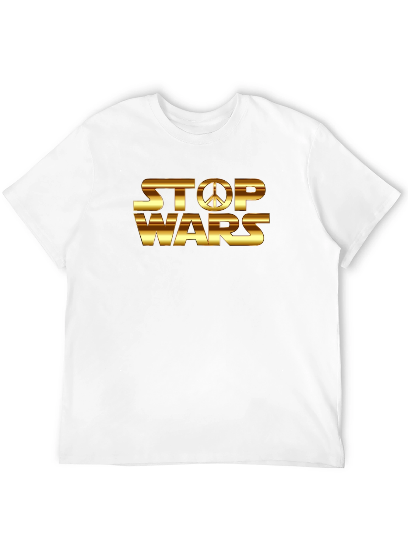 Stop Wars Peace Sign Graphic T-Shirt