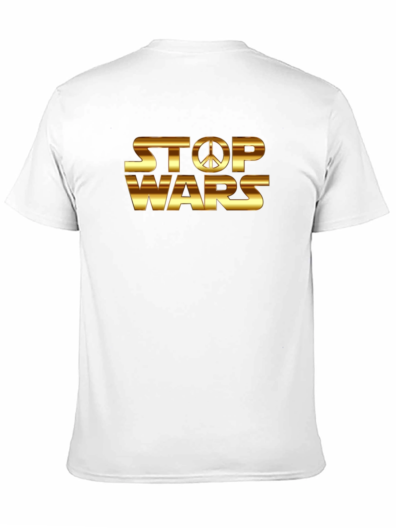 Stop Wars Peace Sign Graphic T-Shirt