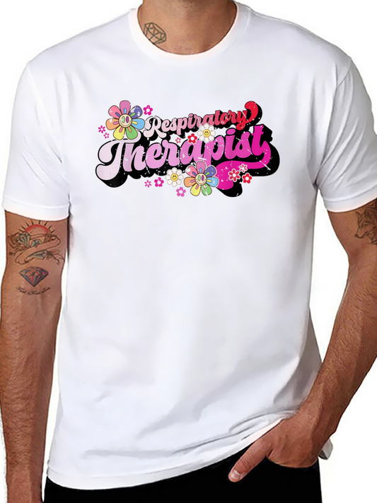 Respiratory Therapist Floral Tee