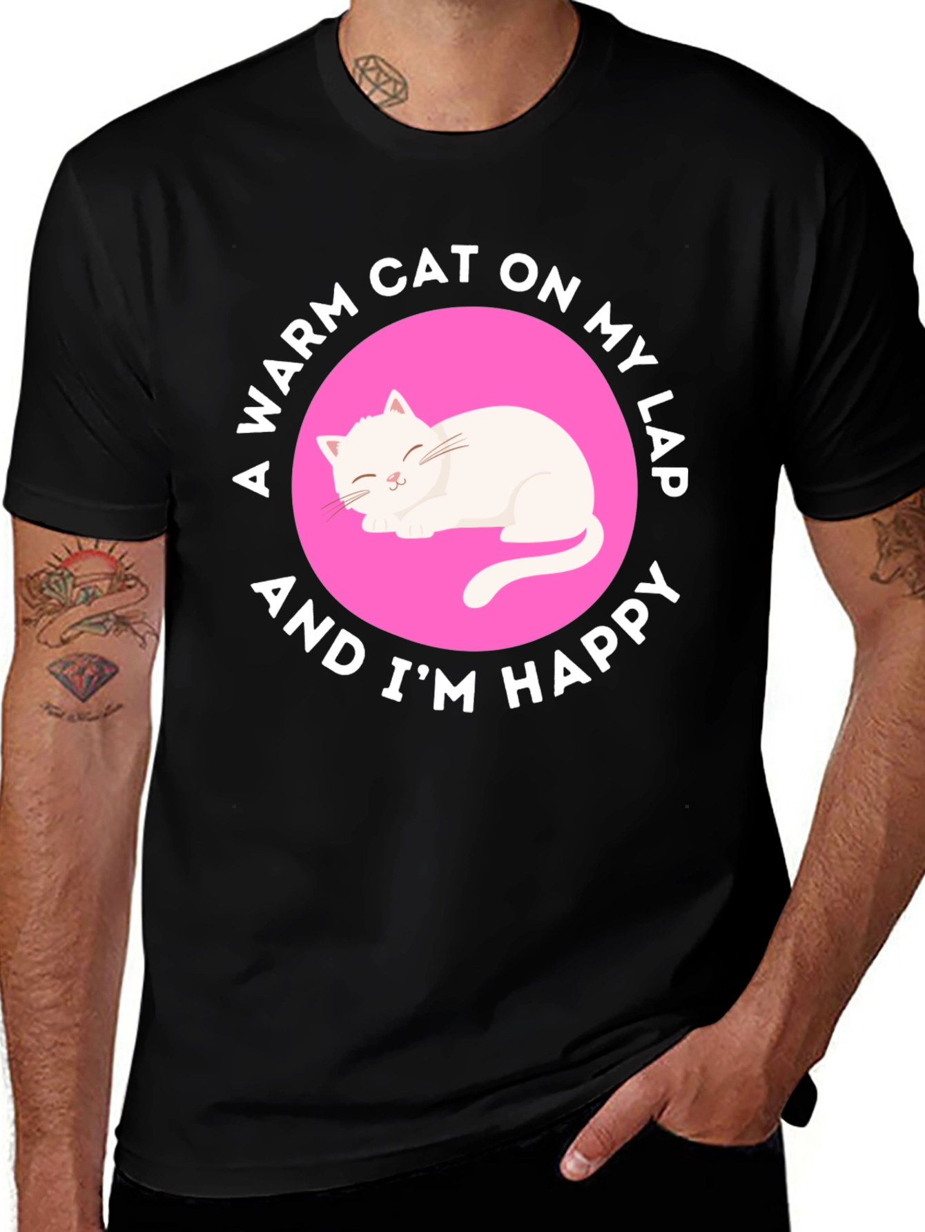 Warm Cat On My Lap T-Shirt