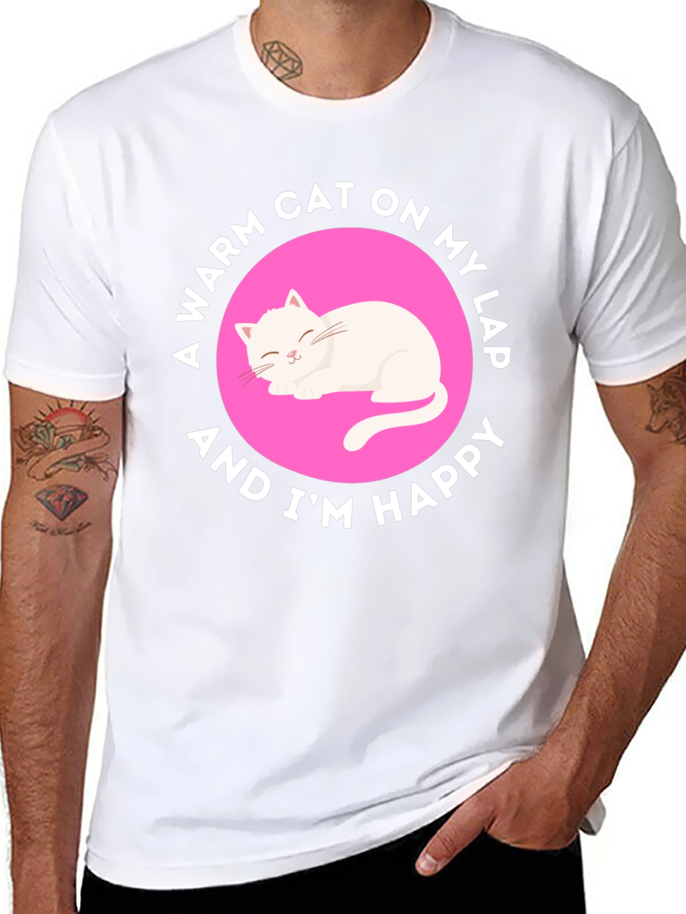 Warm Cat On My Lap T-Shirt