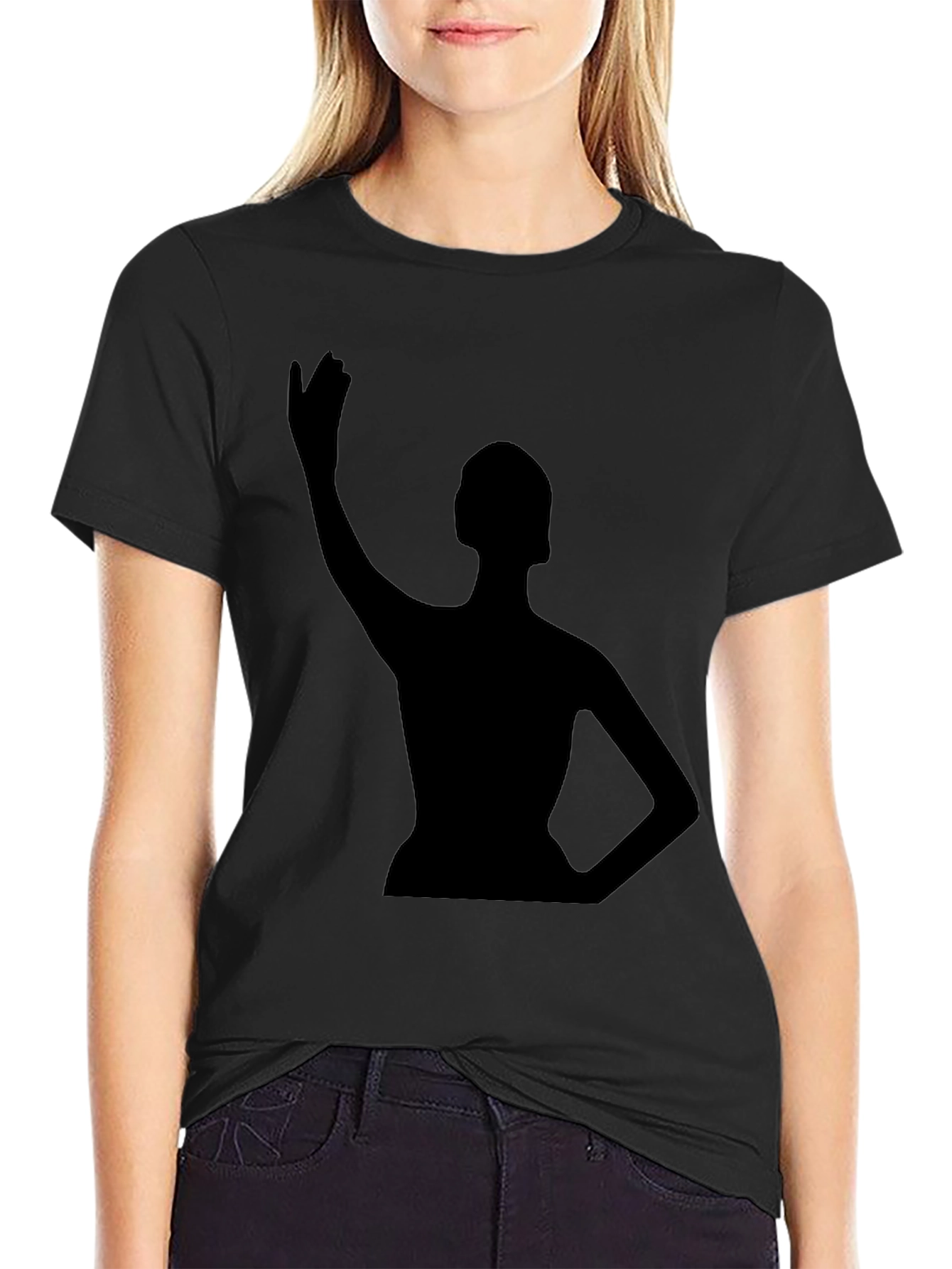 Silhouette Graphic Tee - Mens Black T-Shirt