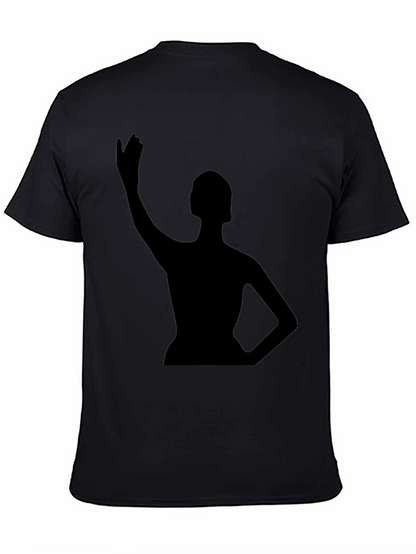Silhouette Graphic Tee - Mens Black T-Shirt