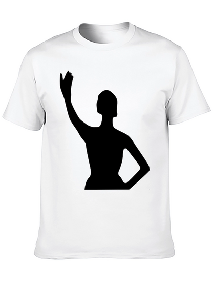 Silhouette Graphic Tee - Mens Black T-Shirt