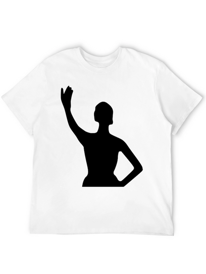 Silhouette Graphic Tee - Mens Black T-Shirt